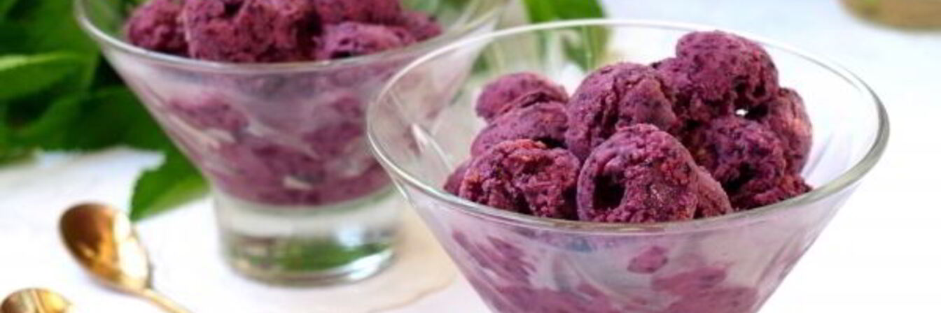 Мороженое из шелковицы