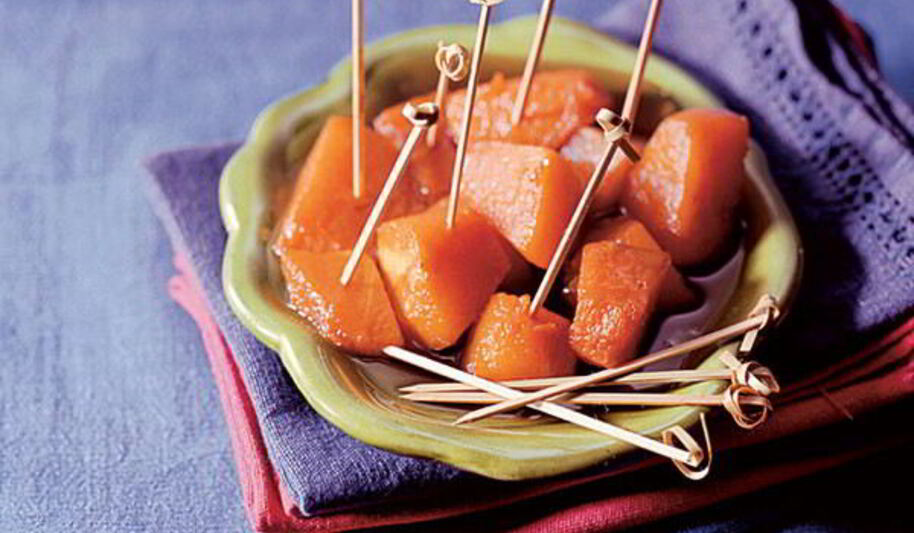 Рецепт мороженого с глазированной тыквой холодно-горячо