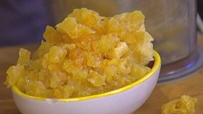 мороженое с вялеными фруктами