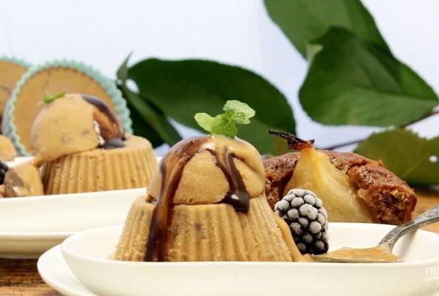 Мороженое со сгущенкой