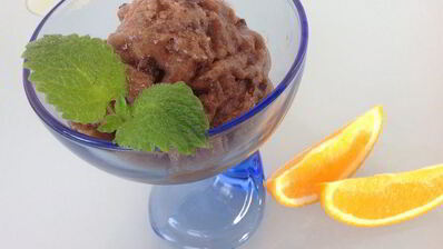 постное шоколадное мороженое