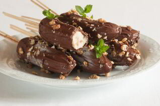 Эскимо Бананы в шоколаде