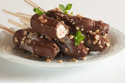 Эскимо Бананы в шоколаде