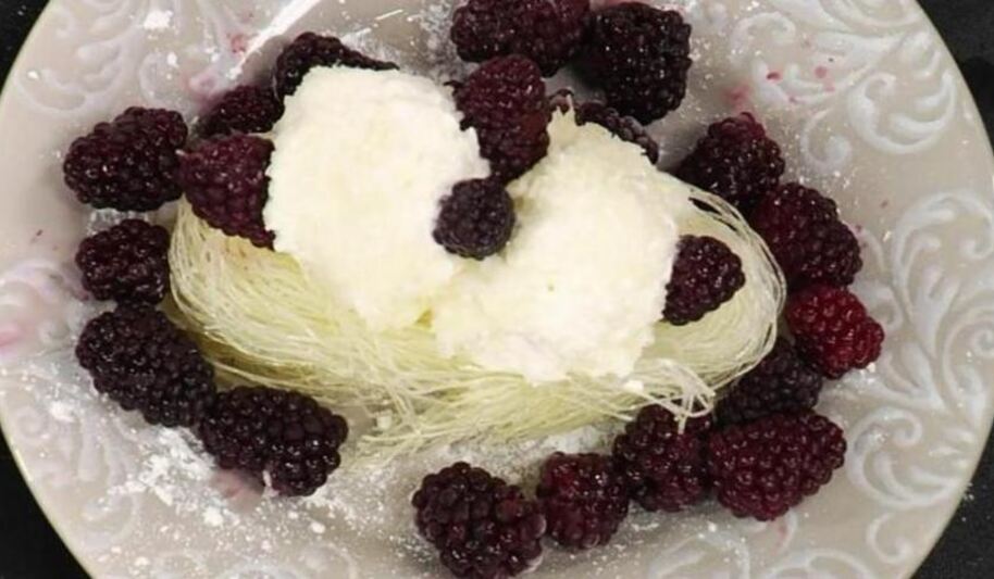 Рецепт жареного мороженого с фунчозой