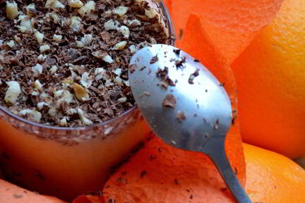 Апельсиново-творожный мусс