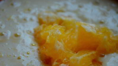 апельсиново-творожный мусс