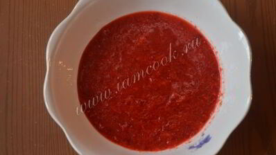 клубничный мусс