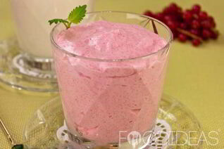 Клюквенный мусс