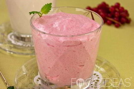 Клюквенный мусс