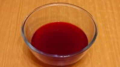 клюквенный мусс