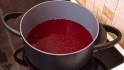 клюквенный мусс