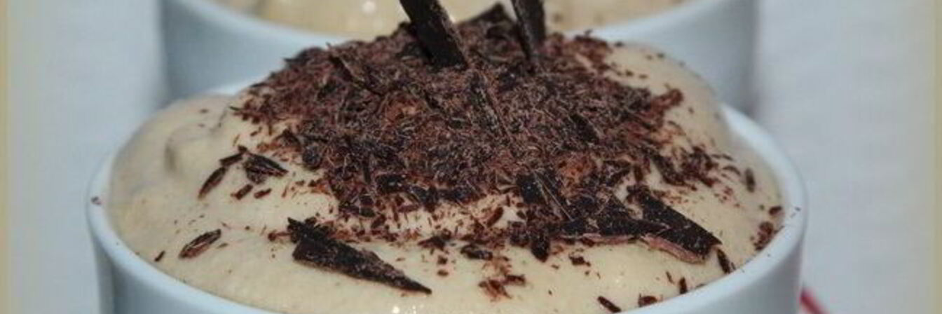 Кофейно-творожный мусс