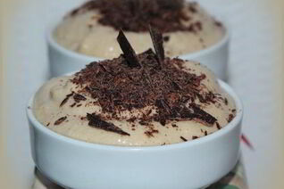 Кофейно-творожный мусс