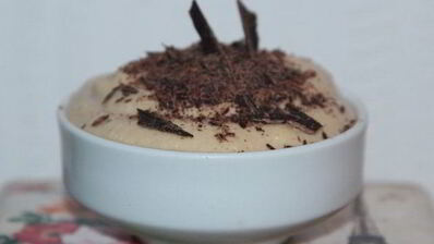 кофейно-творожный мусс