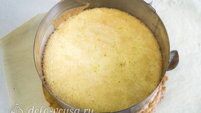 лимонно-клубничный муссовый торт