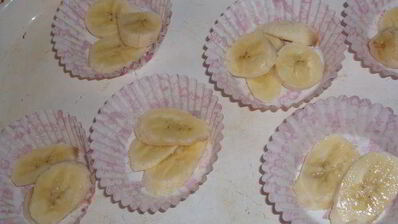 мусс из белка, яблок и банана