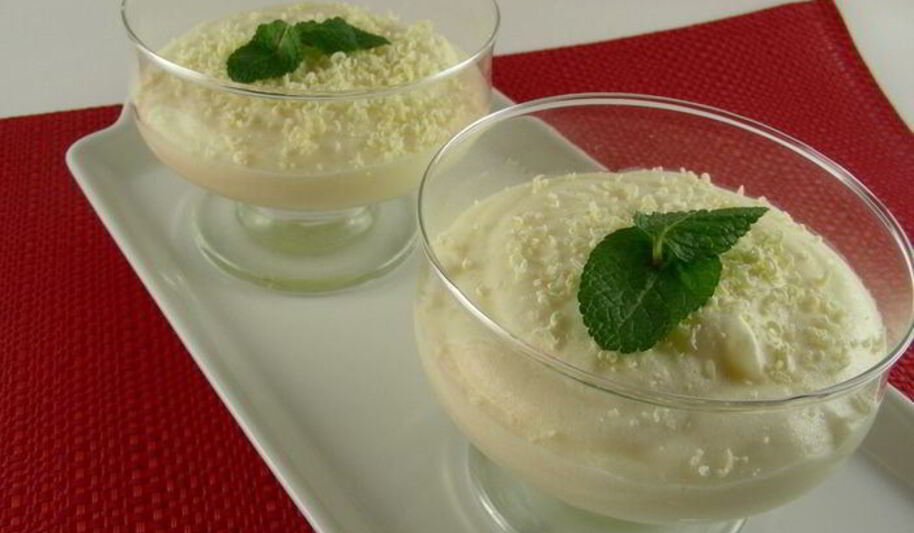 Рецепт мусса из белого шоколада и лимона