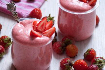 Мусс из клубники