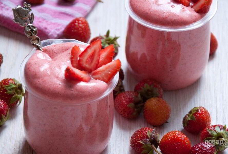 Мусс из клубники