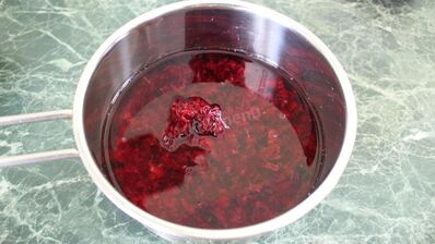 мусс клюквенный с манной крупой