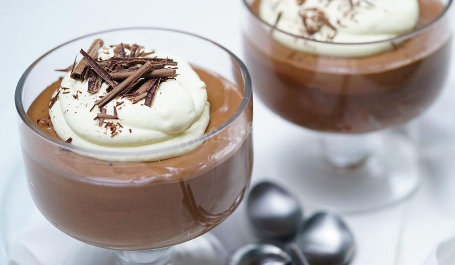 Рецепт мусса с бельгийскима шоколадома