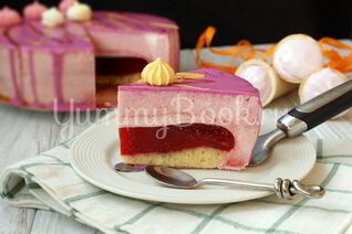 Муссовый клубничный торт