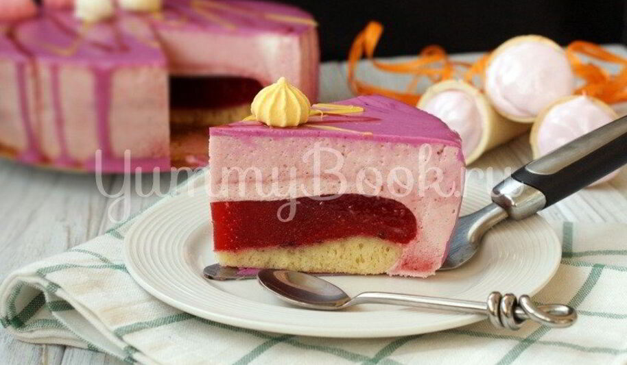 Рецепт муссового клубничного торта