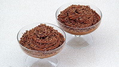 шоколадно-молочный мусс