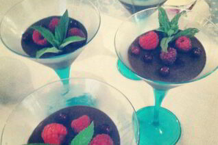 Шоколадно-ванильный мусс