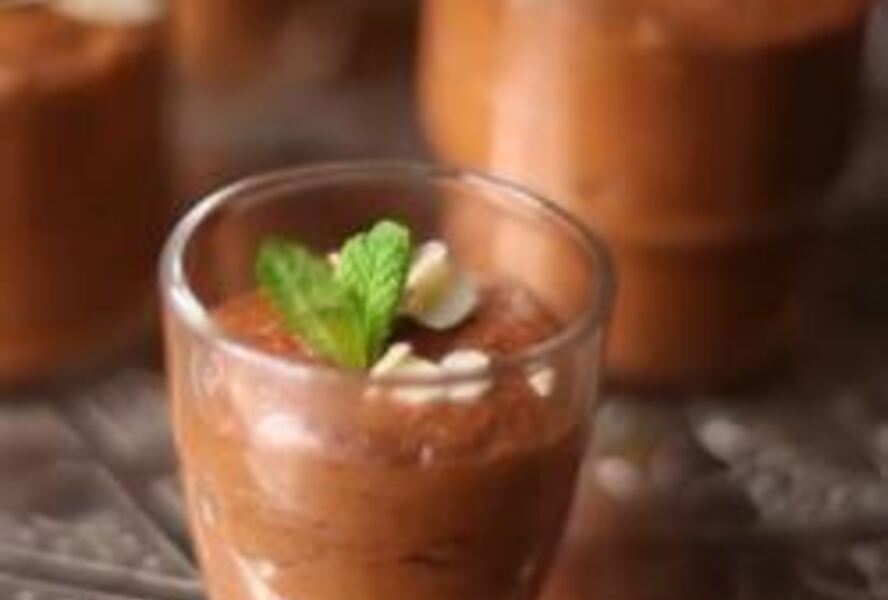 Шоколадный мусс с апельсином