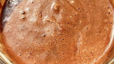 шоколадный мусс с коньяком