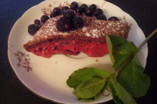 Шоколадный рулет с муссом