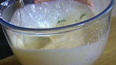 сливочный крем-мусс из белого шоколада