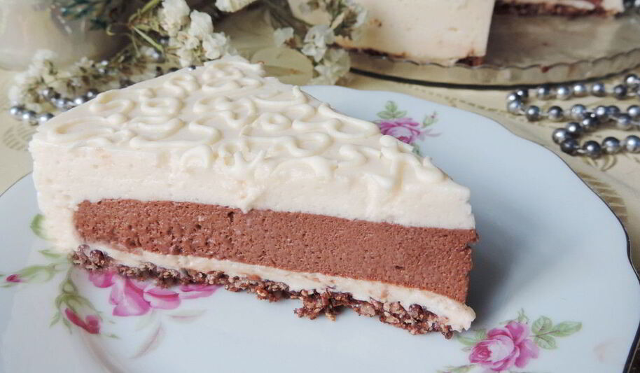 Рецепт торта-мусса без выпечки сладкий дуэт