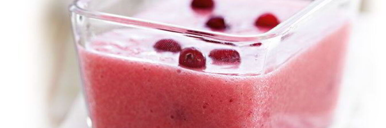 Традиционный финский мусс с брусникой