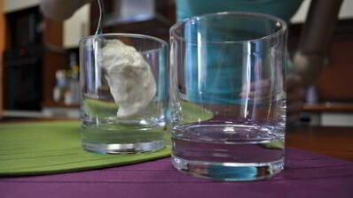 творожно-клубничный мусс