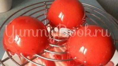 ванильный мусс в глазури