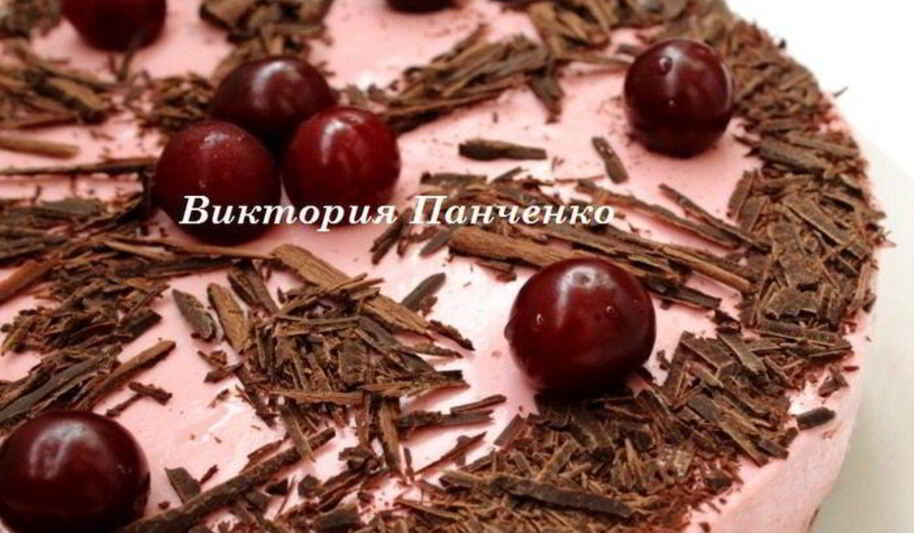Рецепт вишнева-шоколадного торт-мусс