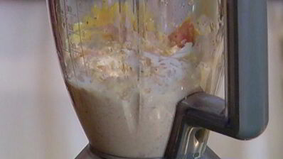 закуска из цикория с куриным муссом и тархуном