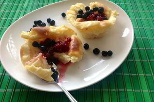 Нежный манный пудинг с маскарпоне