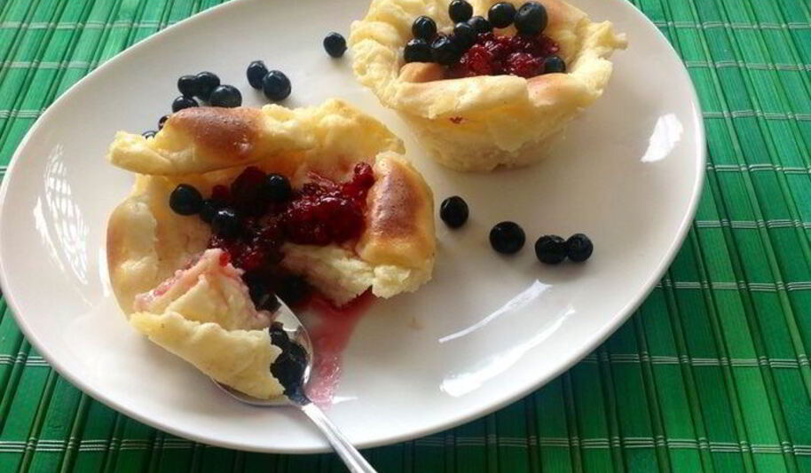 Рецепт нежного манного пудинга с маскарпоне