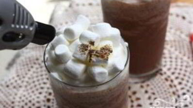 охлажденный горячий шоколад