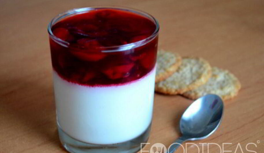 Рецепт панны-котты с вишней