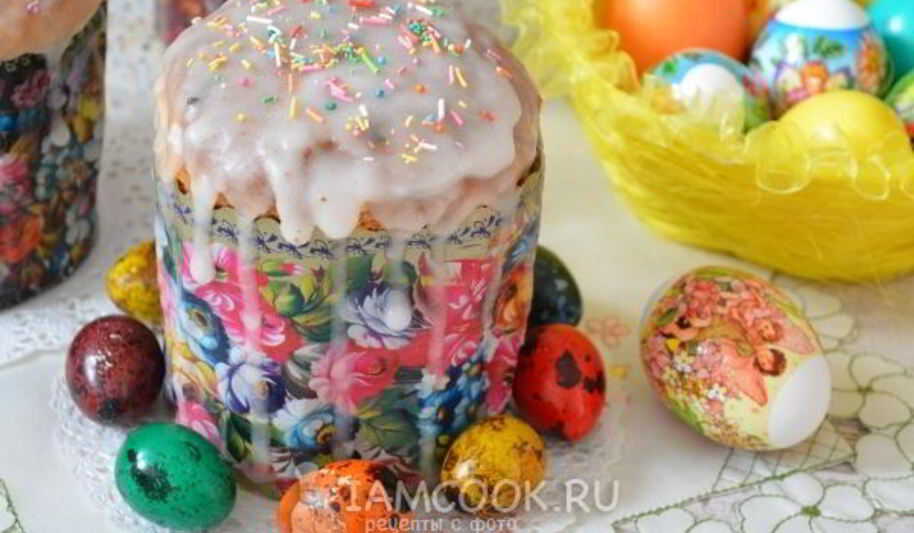 Рецепт кулича с миндалем и лимонной цедрой