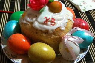 Кулич с шафраном