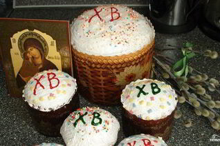 Пасха из венского теста