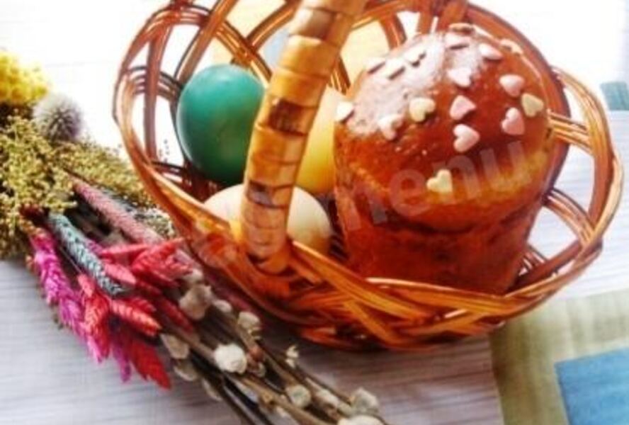Пасха простая с изюмом