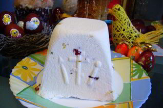 Пасха творожная с мармеладом