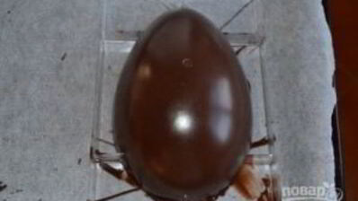 пасхальное шоколадное яйцо