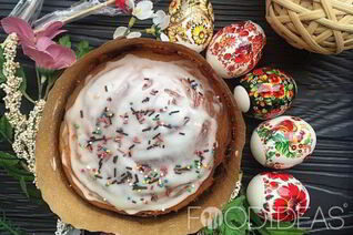 Пасхальный кулич без дрожжей